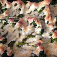 Запеканка из брокколи со сливками и сыром