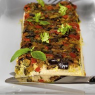 Запеканка из цветной капусты с рататуем