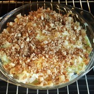 Запеканка из цветной капусты и брокколи