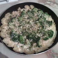 Запеканка из макарон и брокколи