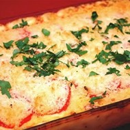 Запеканка из макарон с панчеттой