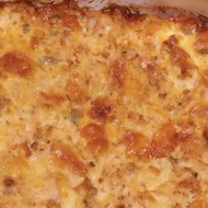 Запеканка из сыра, яблока и груши