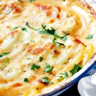 Запеканка с картофелем и помидорами