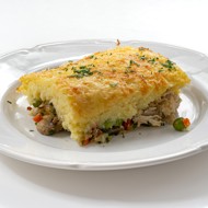 Запеканка с курицей и грибами