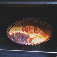 Запеканка с персиками