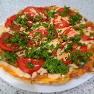 Завтрак из лаваша со спаржевой фасолью