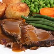 Жареная баранья нога