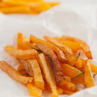 Жареная тыква с хариссой