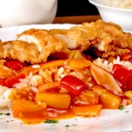 Жареная курица с рисом по-немецки (гебакенес-хенхен)