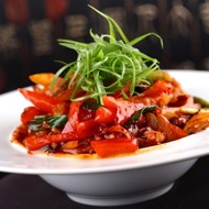 Жареные перцы с уксусом и орегано