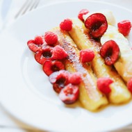 Жареные в карамели бананы