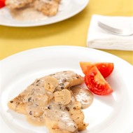 Жареный маринованный палтус