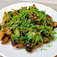 Жареные шампиньоны по-деревенски