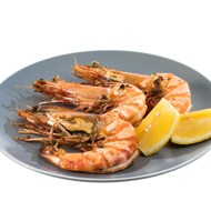 Жареные тигровые креветки