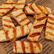 Жареный халуми