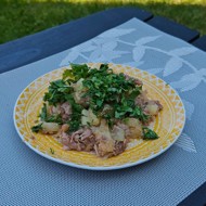 Жареный картофель с тушенкой