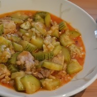 Жаркое из кабачка с куриной грудкой