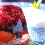 Желе из розового вина