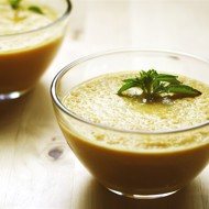 Живой суп-пюре из тыквы