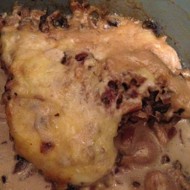 Жюльен с шампиньонами и нежным куриным филе