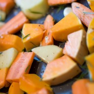 Зимние овощи, запеченные в духовке