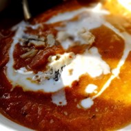 Золотой суп-пюре из запеченных овощей