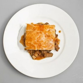 Английский пирог с бараньими почками и белыми грибами Андрея Бугайского