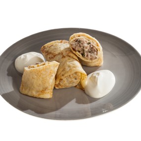 Блинчики с мясом