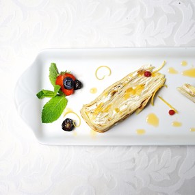 Блинный апельсиновый пирог