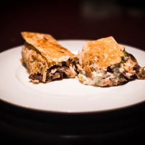 Буррито с куриным шашлыком