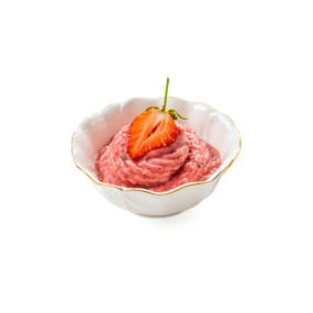 Быстрый клубничный щербет