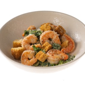 «Цезарь» с креветками