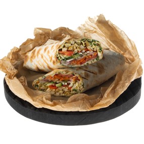 Домашняя шаурма с курицей