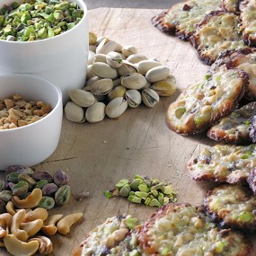 Фисташковое печенье с пармезаном