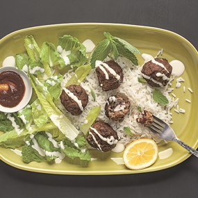 Фрикадельки с нью-йоркским уличным соусом