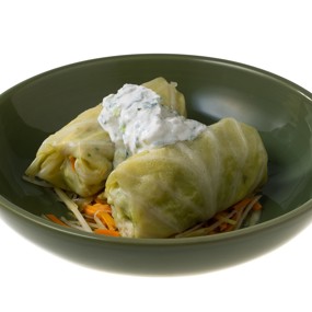 Голубцы с тилапией в духовке