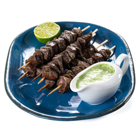 Говяжье сердце по-перуански