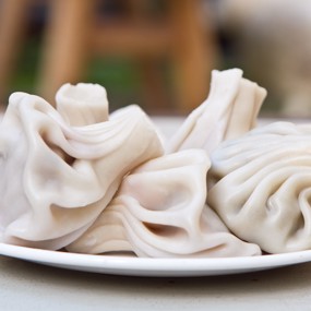 Хинкали с сыром и картошкой