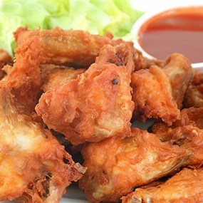Хрустящие куриные крылышки