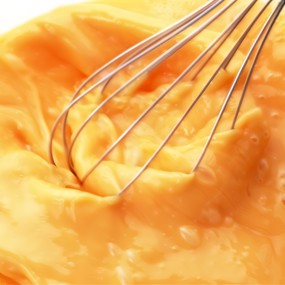 Яичница-болтунья с красным перцем