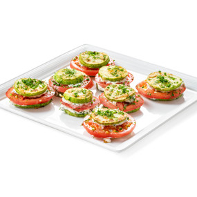 Кабачки с помидорами