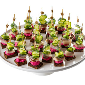 Канапе с селедкой