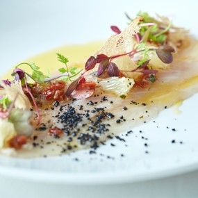 Карпаччо из баррамунди