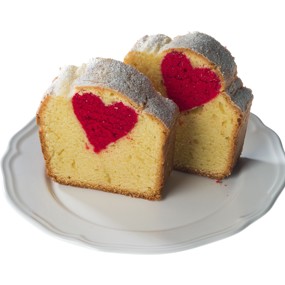 Кекс с сердцем