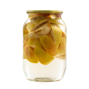 Компот из яблок на зиму в литровой банке