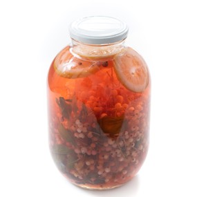 Компот-мохито со смородиной на зиму