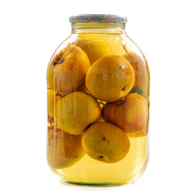 Компот на зиму из целых яблок