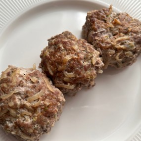 Котлеты с кабачком и картофелем