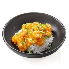 Креветки в соусе файер-крекер