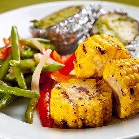 Кукуруза на гриле в остром масле